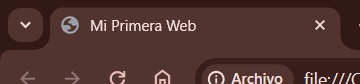 Etiquetas en html
